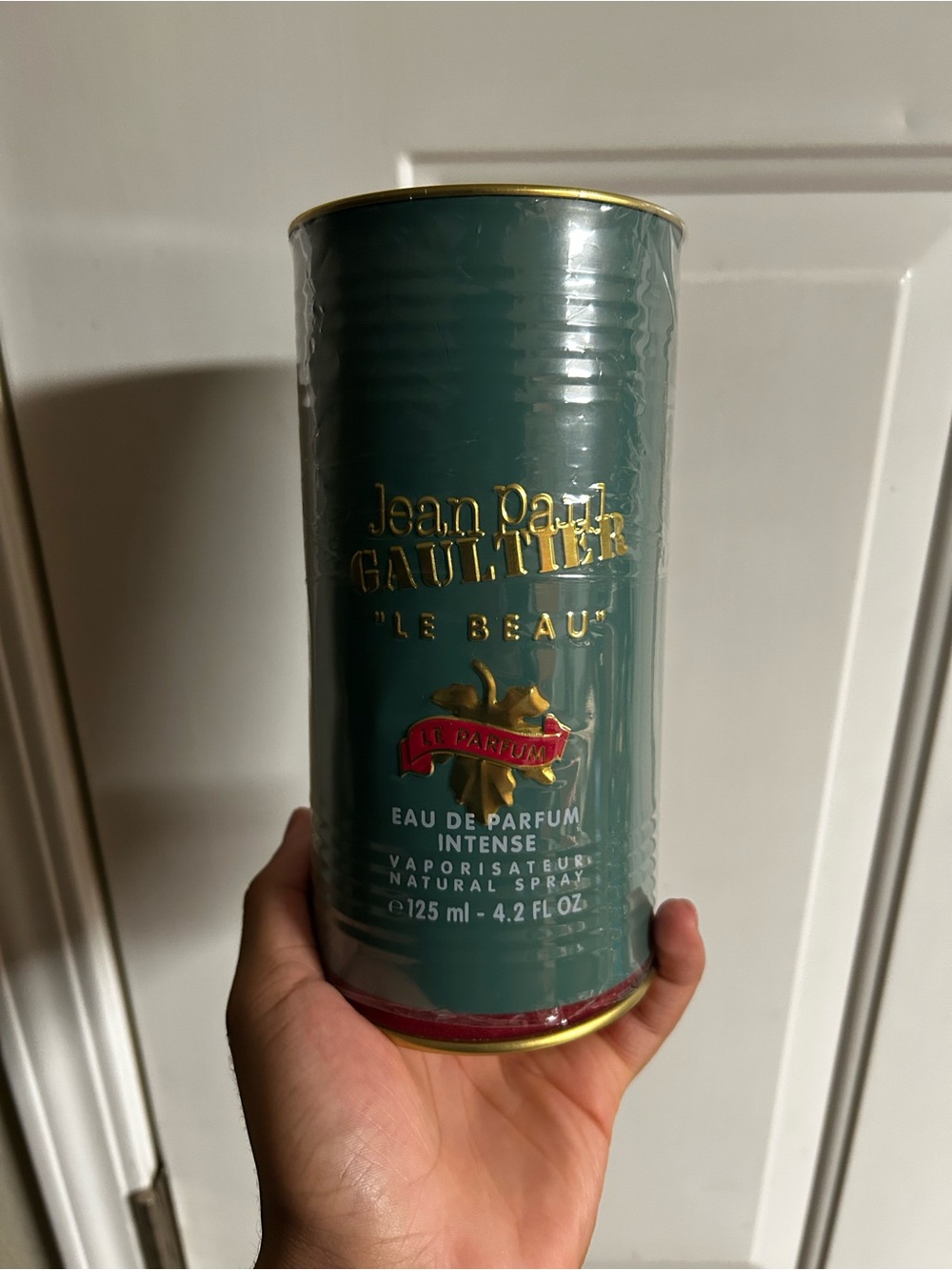 Jean Paul Gaultier Teal and Gold Decorative Canister